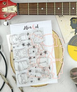 Set de Sello y Troquel - Estrellas de UK - Alúa Cid