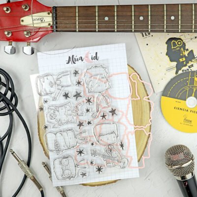 Set de Sello y Troquel - Estrellas de UK - Alúa Cid