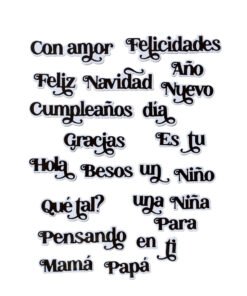 Troqueles - Frases en Español