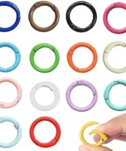 Alternative view of Argollas Metálicas Medianas - Colores Mixtos - 12 pack