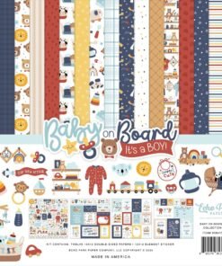 Kit de Papeles 12x12 - Baby on Board - Boy - Echo Park