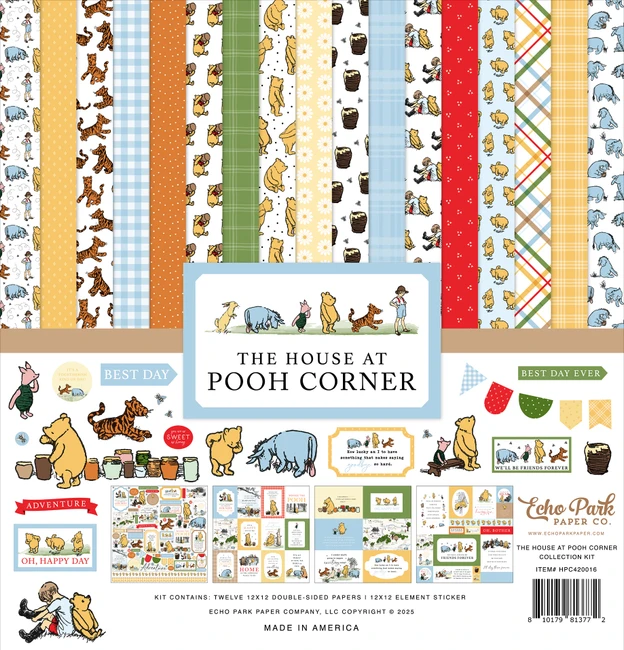 Kit de Papeles 12x12 - The House at Pooh Corner  - Echo Park