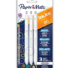 Lapiceros - Gel Blanco - 3 pack
