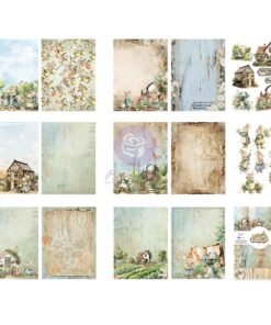 Block de Papeles 6x8 - Homegrown - The 3 Girls Tale - Prima Marketing