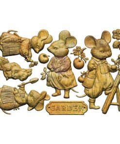 Moldes -  Tiny Gardeners - Homegrown - The 3 Girls Tale - Prima Marketing