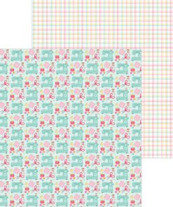 Papel 12x12 - Sew Cute - Color Me Crafty