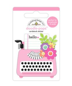 Doodle Pop - Máquina de Escribir - Color Me Crafty - Doodlebug