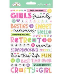 Puffy Words - Color Me Crafty - Doodlebug