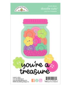 Troquel - You’re a Treasure - Color Me Crafty - Doodlebug