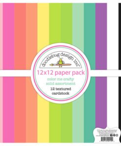 Kit de Papeles 12x12 - Básicos Textura - Color Me Crafty - Doodlebug