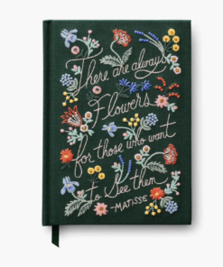 Journal con Tapa Bordada - There Are Always Flowers - Rifle Paper Co
