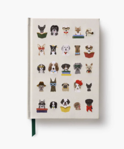 Journal con Tapa Bordada - Studious Dogs - Rifle Paper Co