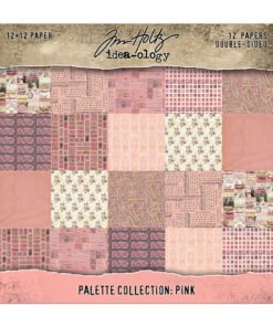 Colección de Papeles 12x12 - Pink - Tim Holtz Color Palette