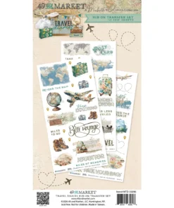 Stickers Transferibles - Rub-Ons - Travel Diaries - 49 and Market