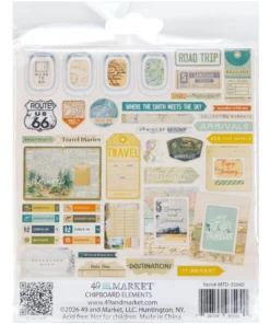 Alternative view of Efímeros de Chipboard - Travel Diaries - 49 and Market