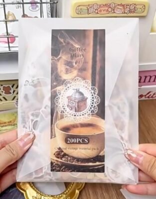 Sobre de Journal Cutouts - Coffee - 200 pcs