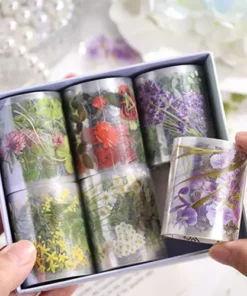 Alternative view of Set de Washi Tapes - Flores - Journaling