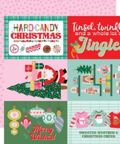 Papel - Tarjetas Hard Candy Christmas - Doodlebug