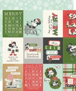 Papel - Tarjetas Mickey Navidad - Simple Stories