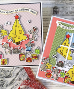 Alternative view of Set de Sello y Troquel - Cheesy Christmas - Lawn Fawn
