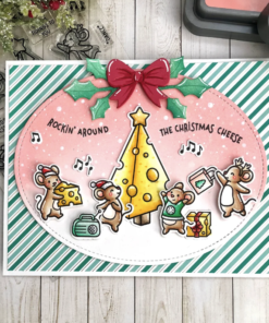 Set de Sello y Troquel - Cheesy Christmas - Lawn Fawn - Imagen 3