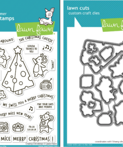 Set de Sello y Troquel - Cheesy Christmas - Lawn Fawn