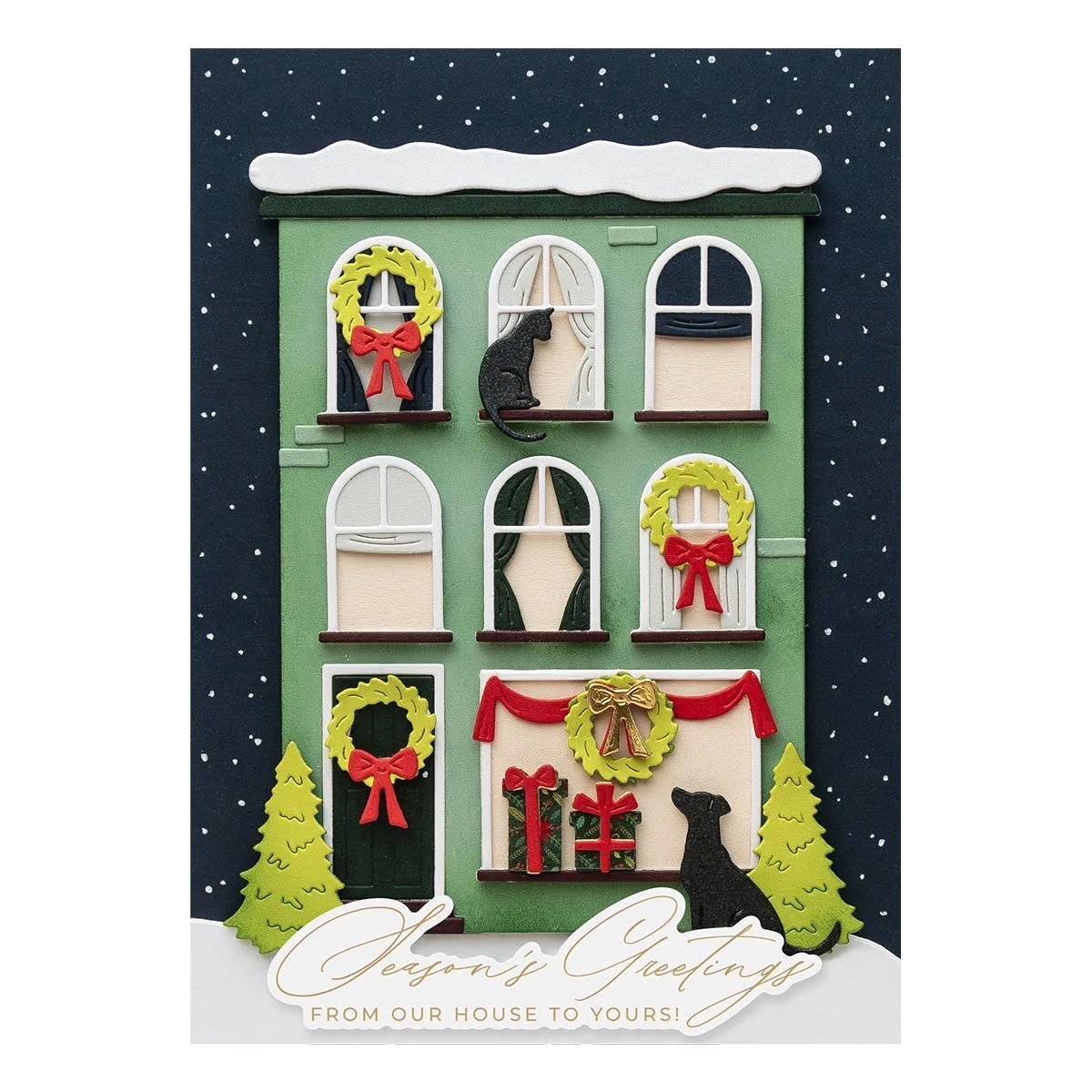 Set de Troqueles - City Holiday - Navidad - Spellbinders - Imagen 2