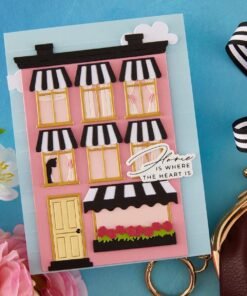 Set de 2 Troqueles Accesorios - Ventanas, Tolditos y Maceteros City Holiday - Spellbinders - Imagen 4