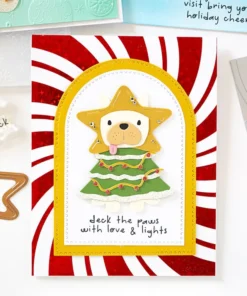 Alternative view of Set de Sello y Troquel - Bull Dog Francés - Navidad - Spellbinders