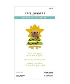 Set de Sello y Troquel - Bull Dog Francés - Navidad - Spellbinders