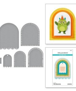 Set de Troqueles - Arcos y Tag - Make a Wish Arch Labels - Spellbinders