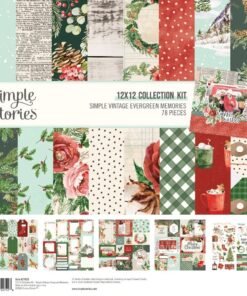 Kit de Papeles 12x12 - Simple Vintage Evergreen Memories