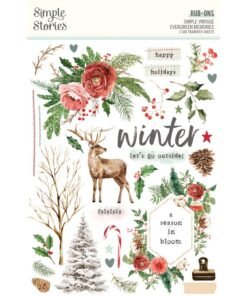 Stickers Rub-Ons - Transferibles - Simple Vintage Evergreen Memories