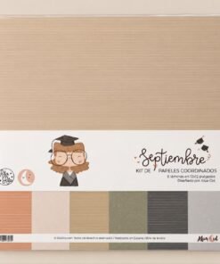 Kit de Papeles 12x12 Lisos de Graduación - Septiembre - Alúa Cid