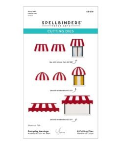 Set de 2 Troqueles Accesorios - Ventanas, Tolditos y Maceteros City Holiday - Spellbinders - Imagen 5