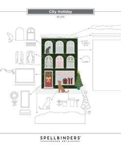 Set de Troqueles - City Holiday - Navidad - Spellbinders - Imagen 3